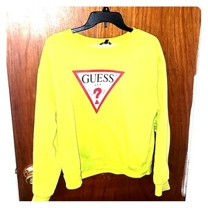 Guess neon sweatshirt